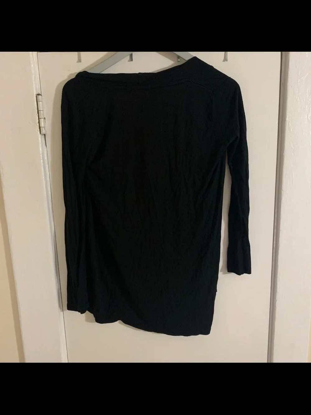 Cotton On Black Open-Front Cardigan size XS